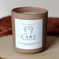 CARE | vanilla + white orchid | coconut soy candle